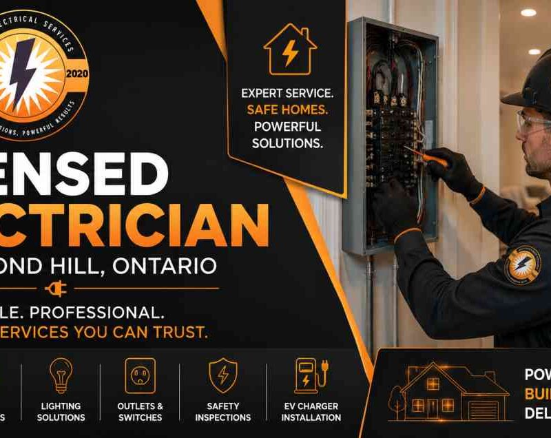 licensed electrician in Richmond Hill, Ontario